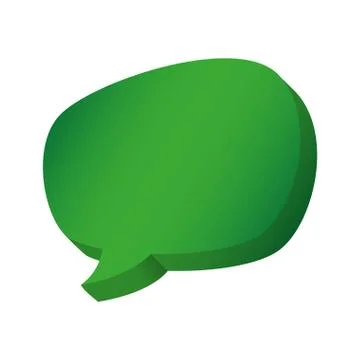 Chat bubble speakbox Stock Illustration