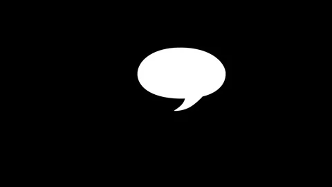 Chat bubble, Speech bubble, comic speech bubbles 스톡 동영상 292130133