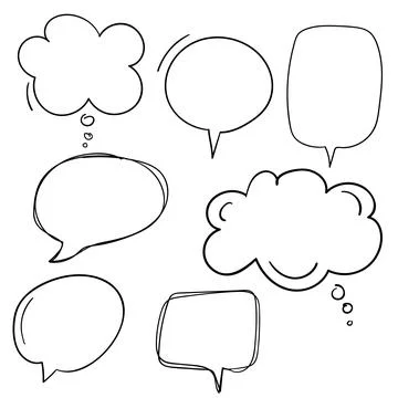 Chat bubble speech discussion vector design Stock Illustration