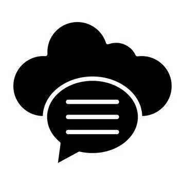 Chat bubble Vector Icon Design Illustration Stock Illustration