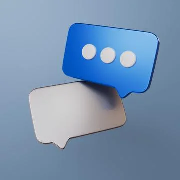Chat bubbles with ellipsis, online communication and conversation Иллюстрация