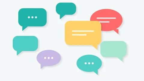 Chat Bubbles Vídeos de archivo 342841277
