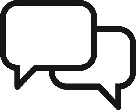 Chat bubbles icon Stock Illustration