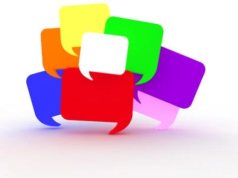 Chat bubbles Stock Illustration