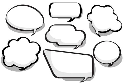Chat Bubbles 스톡 일러스트