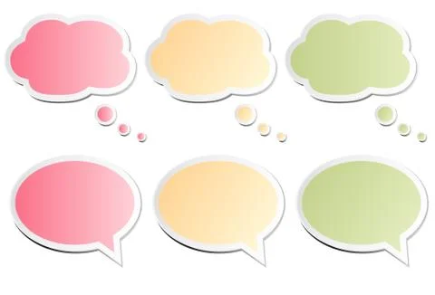 Chat Bubbles Ilustração Stock
