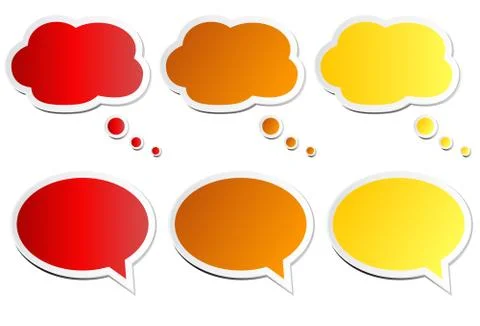 Chat Bubbles Ilustração Stock