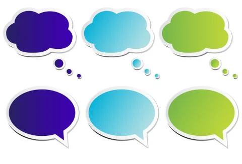 Chat Bubbles 스톡 일러스트