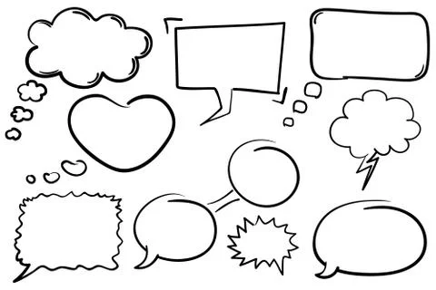 Chat Bubbles Stock Illustration