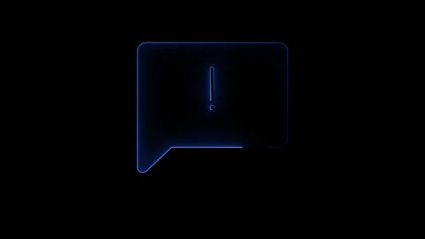 Chat bubbles. message. write a message. neon.Glowing neon speech bubble sig.. Stock Footage 308400208
