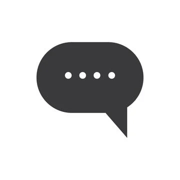 Chat Bubbles Vector Icon illustration design,Chat and Speech Bubble Icons S.. Stock Illustration