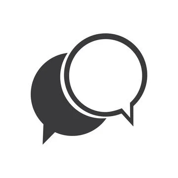 Chat Bubbles Vector Icon illustration design,Chat and Speech Bubble Icons S.. 스톡 일러스트