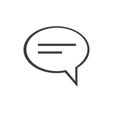 Chat Bubbles Vector Icon illustration design,Chat and Speech Bubble Icons S.. Stock Illustration