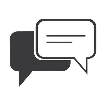 Chat Bubbles Vector Icon illustration design,Chat and Speech Bubble Icons S.. 스톡 일러스트