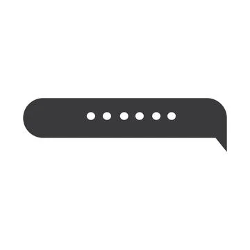 Chat Bubbles Vector Icon illustration design,Chat and Speech Bubble Icons S.. Stock Illustration