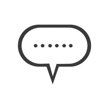 Chat Bubbles Vector Icon illustration design,Chat and Speech Bubble Icons S.. Stock Illustration