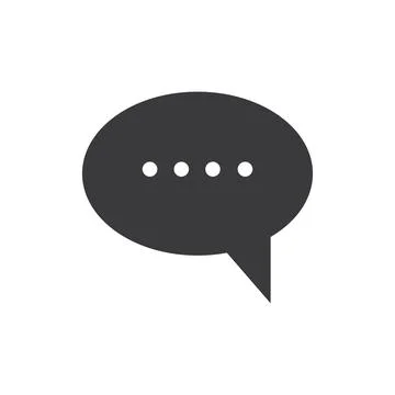 Chat Bubbles Vector Icon illustration design,Chat and Speech Bubble Icons S.. Stock Illustration