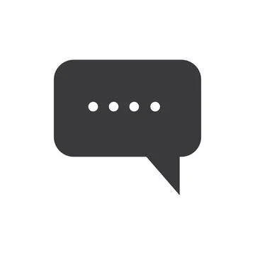 Chat Bubbles Vector Icon illustration design,Chat and Speech Bubble Icons S.. Stock Illustration
