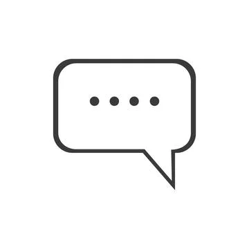 Chat Bubbles Vector Icon illustration design,Chat and Speech Bubble Icons S.. Stock Illustration