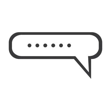 Chat Bubbles Vector Icon illustration design,Chat and Speech Bubble Icons S.. Stock Illustration