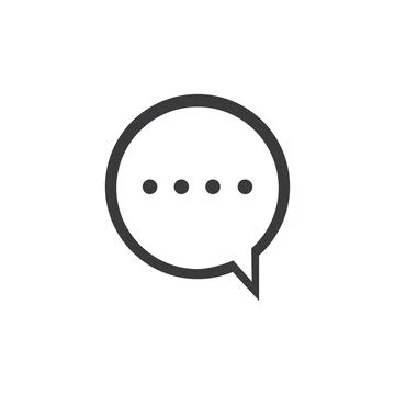 Chat Bubbles Vector Icon illustration design,Chat and Speech Bubble Icons S.. Stock Illustration