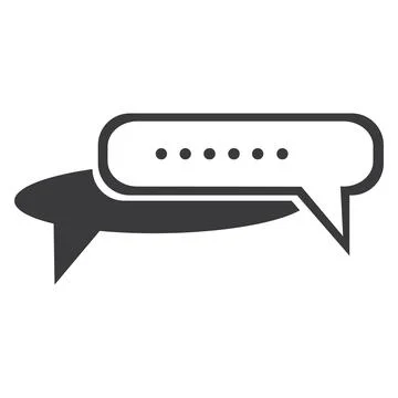 Chat Bubbles Vector Icon illustration design,Chat and Speech Bubble Icons S.. Stock Illustration