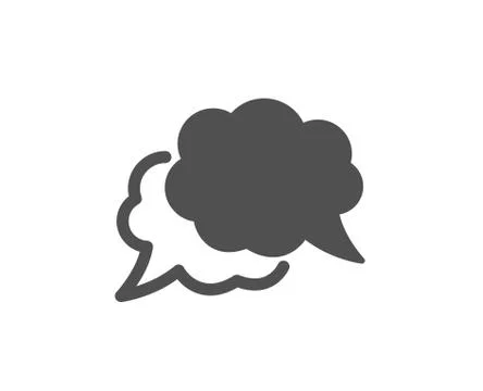 Chat comment icon. Comic speech bubble sign. Social media message. Vector Stockillustratie