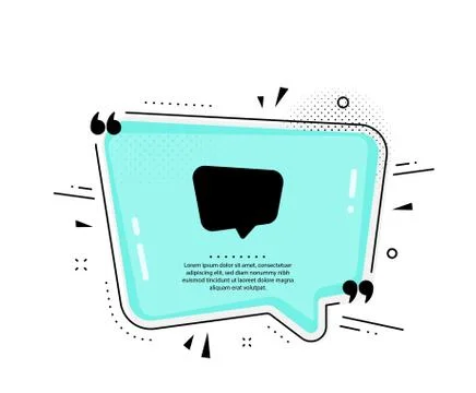 Chat comment icon. Speech bubble sign. Social media message. Vector 스톡 일러스트