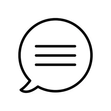 Chat, communication, conversation, interaction, mail, message, talk icon symb Stock Illustration