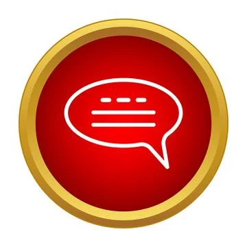 Chat communication speech bubble icon symbol Stock Illustration