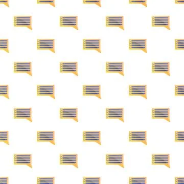 Chat communication speech bubbles seamless pattern background Stockillustratie