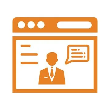 Chat, conversation, feedback icon. Gray vector design. Illustrazione stock