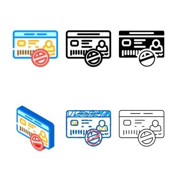 Chat delete color icon vector series Ilustração Stock