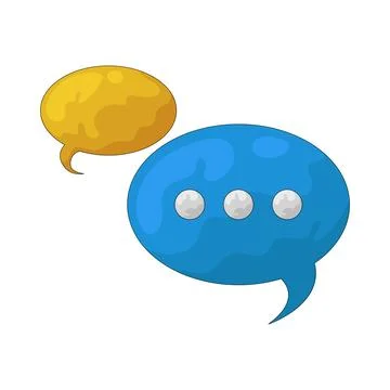 Chat dots illustration Illustrazione stock