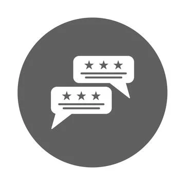 Chat, feedback, sms icon. Gray vector graphics. Stock Photos