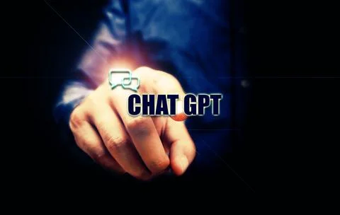 Chat GPT concept. Stock Photos