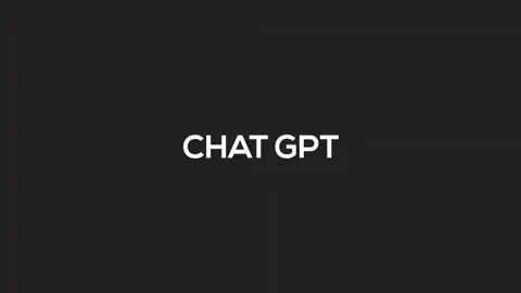 CHAT GPT text animation background for t... | Stock Video | Pond5