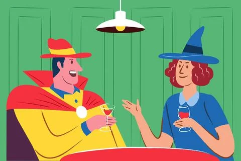 Chat Halloween Party Stock-Illustration