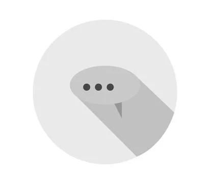 Chat icon illustrated in vector on white background chat icon illustrated ... Foto stock