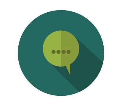 Chat icon illustrated in vector on white background chat icon illustrated ... Stock Photos