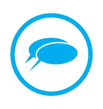 Chat icon Illustrazione stock