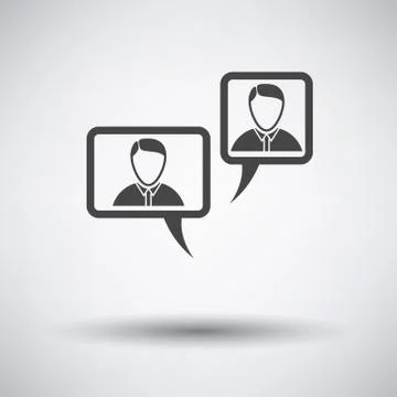 Chat icon 库存插图