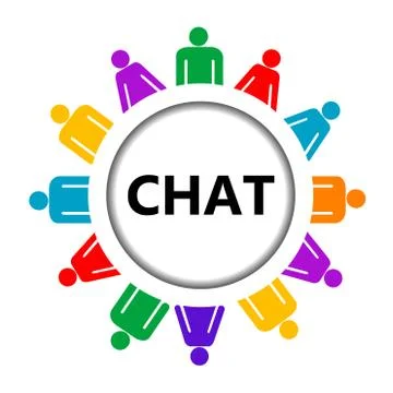 Chat icon Stock Illustration