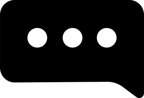 Chat icon, message icon, email icon, black silhouette. Stock Illustration