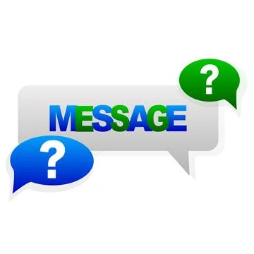 Chat icon message symbol. Vector illustration Stock Illustration