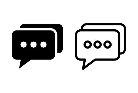 Chat icon set. speech bubble icon. comment icon vector. message. contact us 스톡 일러스트