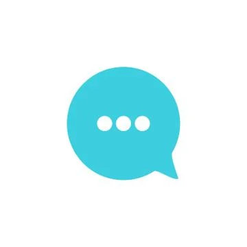 Chat icon. Speech bubbles icon. Message sign. Vector illustration, flat desig イラスト素材