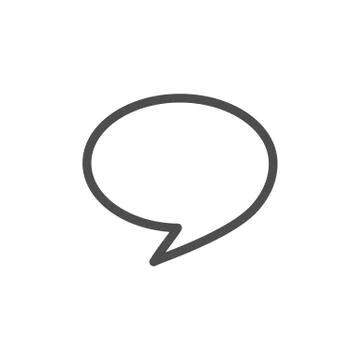 Chat icon. Speech bubbles icon. Message sign. Vector illustration, flat desig Illustrazione stock