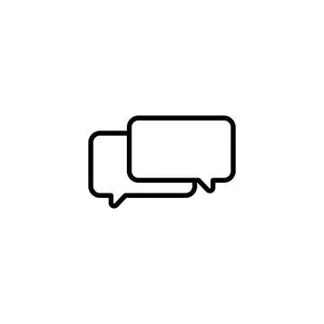 Chat icon symbol vector illustration Stock Illustration