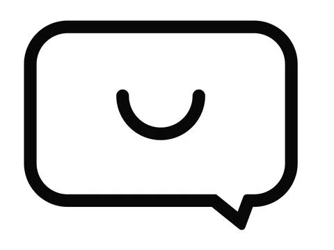 Chat Icon in trendy flat style isolated on gray background. Speech bubble s.. Stock Illustration